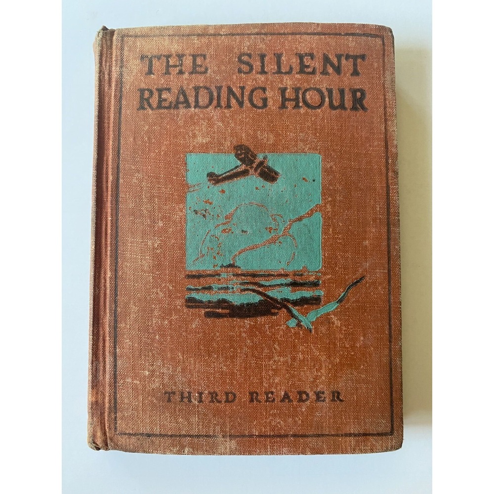 Antique The Silent Reading Hour Third Reader 1924 Buswell and Wheeler Illust.